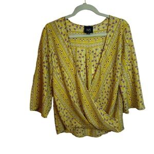 W5 FLORAL WRAP BLOUSE